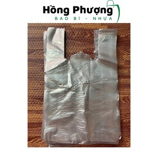 1kg bịch bọc túi nilong trắng đục 2 quai đủ size