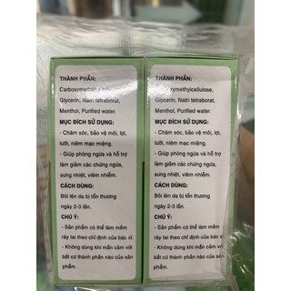 dung dịch rơ miệng borat