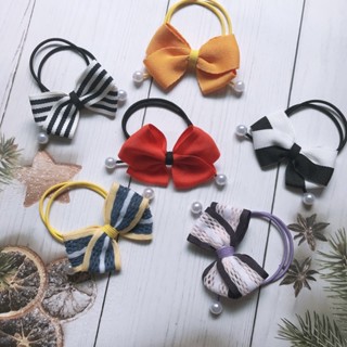 Set 100 chiếc nơ buộc tóc gắn hạt trai giá xưởng