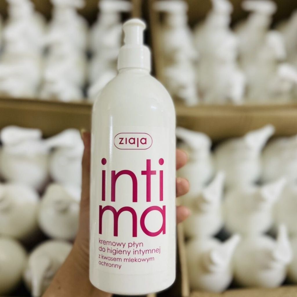 Dung Dịch Vệ Sinh Phụ Nữ Intima Ziaja Gel Phụ Khoa Giảm Khí Hư Huyết Trắng Full Màu 500ml