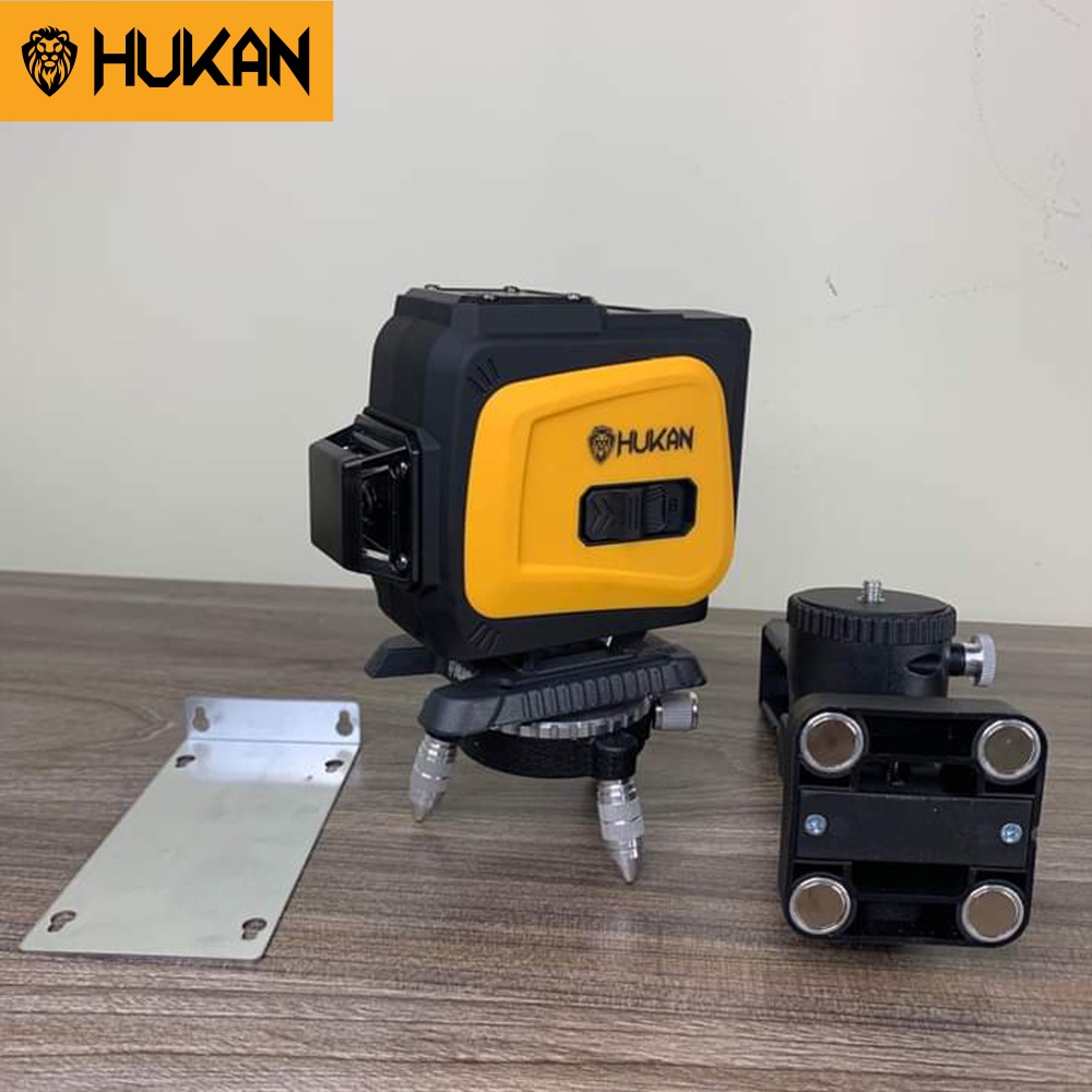 Máy cân bằng laser Hukan G6 12 tia xanh laze có điều khiển từ xa - Cân bằng laze hukan chính hãng bảo hành 12 tháng