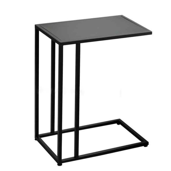 Bàn laptop mini đa năng chân sắt - Bàn trà sofa phòng khách QAB01 KT tổng 50 x 30 x 67 cm