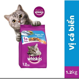 Thức ăn cho mèo hạt Whiskas túi 1.2kg