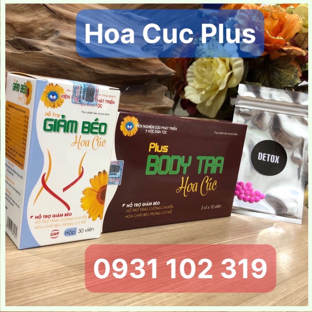 Thải mỡ 10-16kg - giảm béo hoa cúc plus - giảm cân cấp tốc - ảnh sản phẩm 3