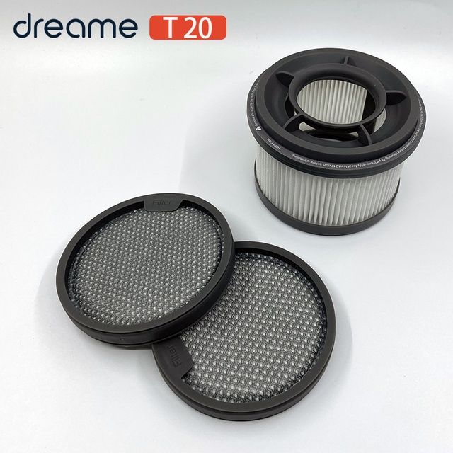 Original Dreame T20 Accessories HEPA Filter Roller brush Motor Dust cup Tube Host Main brush Charging base