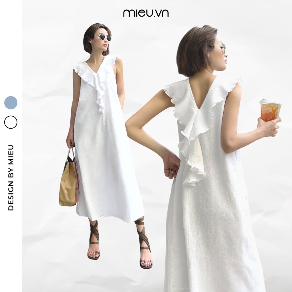 Đầm nữ maxi với thiết kế cánh thiên thần nữ tính MIEU - JS33