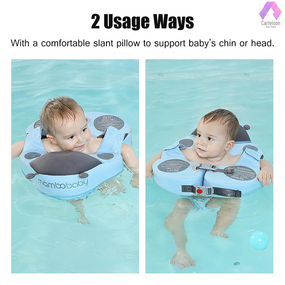 Phao Bơi Mềm Thân Thiện Với Da Chống Nước In Hình Mambobaby Dễ Thương Thân Thiện Với Da Cho Bé Trai Và Bé Gái Từ 8-48 Tháng Tuổi