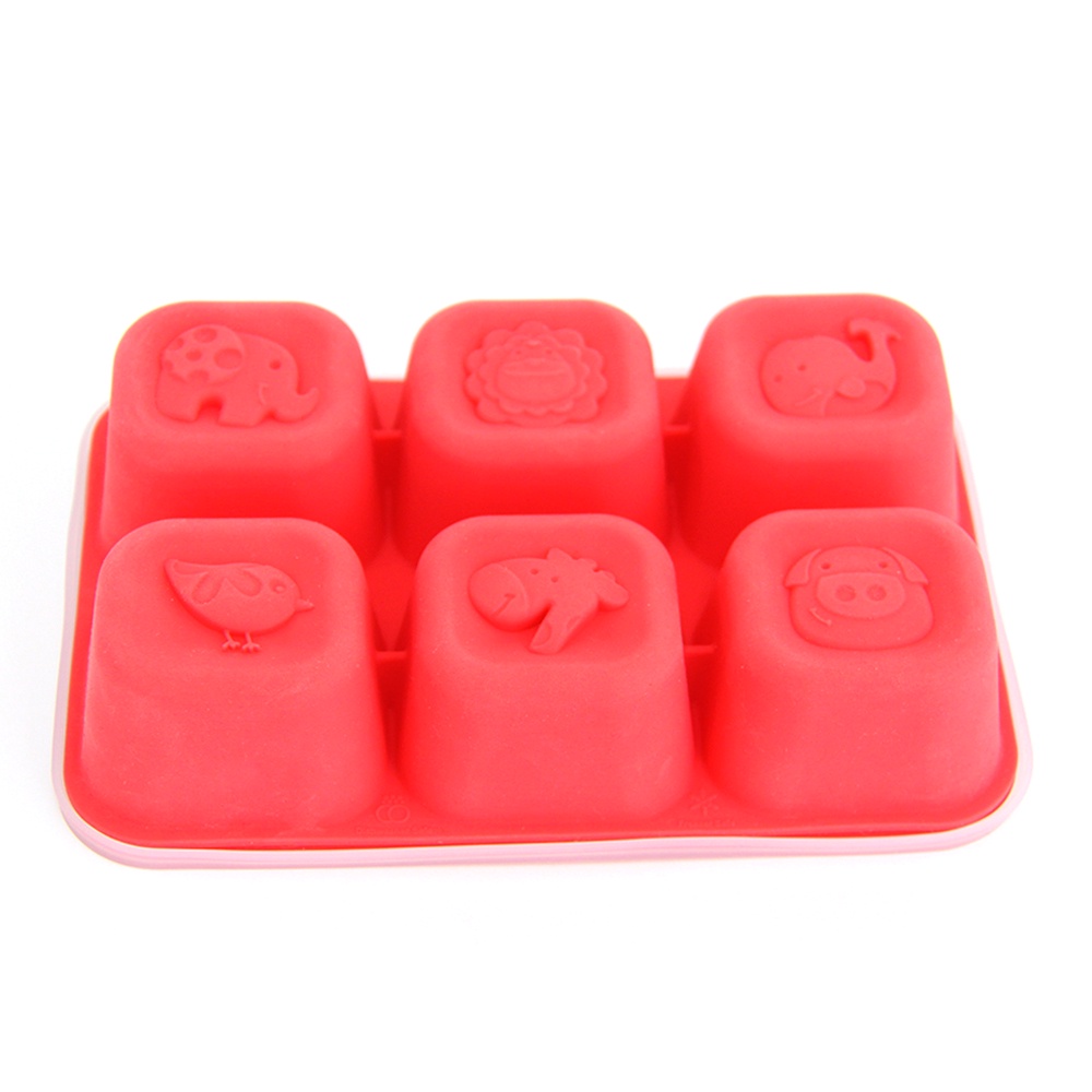 Khay silicon trữ đông đồ ăn dặm cho bé Marcus &amp; Marcus - Marcus (60ml x 6 ngăn)