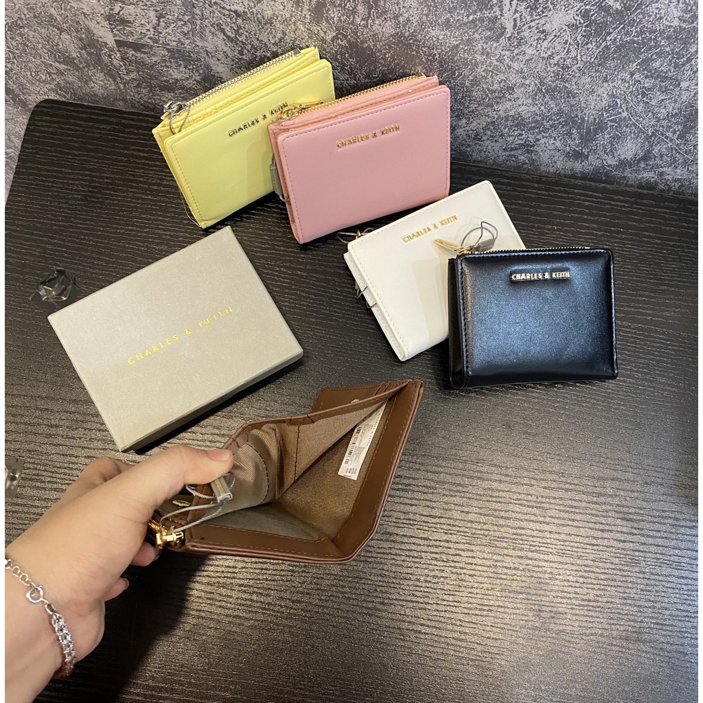 VÍ NỮ CNK MINI CÓ KHÓA KÉO BÊN HÔNG BÓP NGẮN CNK HOT TREND 10 CM FULLBOX SMANO BAGS HỎA TỐC