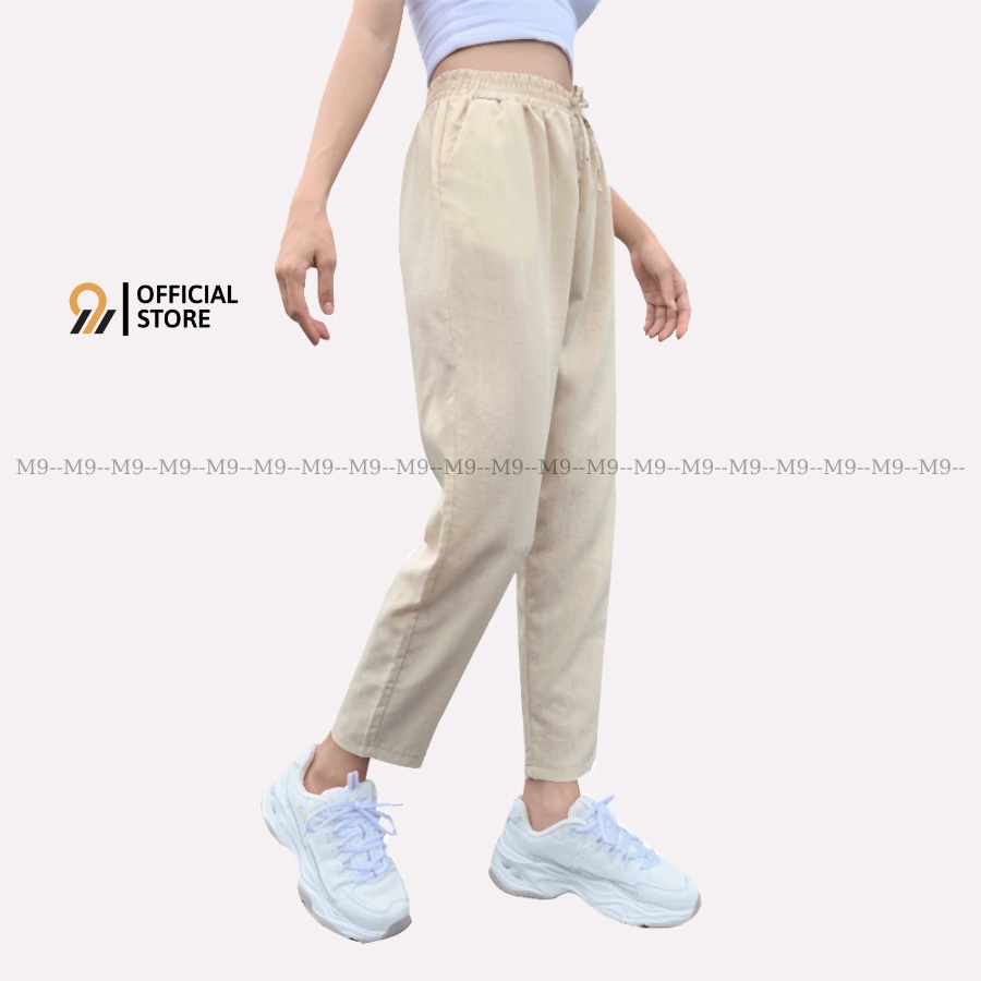 Quần đũi dài nữ M9 dáng baggy cao cấp