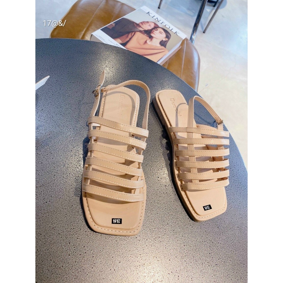 GIÀY SANDAL NỮ ĐẾ THẤP HÌNH THANG CÓ SIZE LỚN 35-42