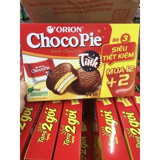 BÁNH CHOCOPIE HỘP lớn 20cái/ hộp 12+2 cái