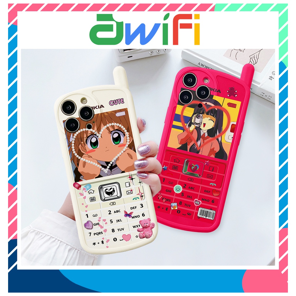 Ốp lưng iphone hình điện thoại girl cute 6/6splus/7/7plus/8/8plus/x/xs/11/12/13/14/pro/max/plus/promax- SALE HOT F6-2