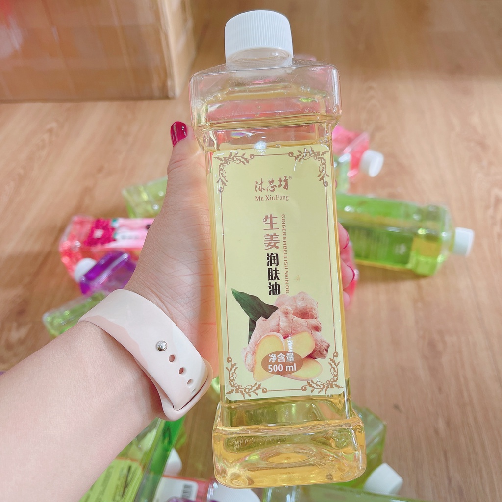 Tinh dầu massage body Gừng | Dầu massage gừng 500/750ml