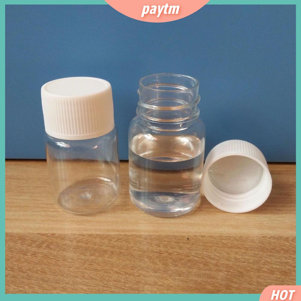 [PTM] Set 10 Lọ Nhựa Trong Suốt Đựng Gia Vị / Kẹo Dung Tích 30ml