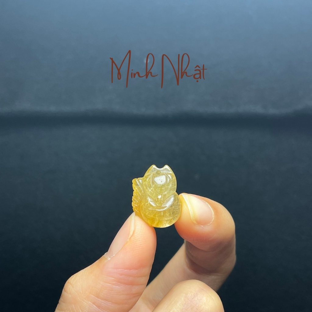 Hồ ly tóc vàng thiên nhiên size cổ nhỏ