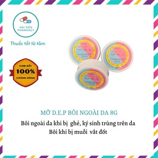 Mỡ D.E.P bôi ngoài da do ghẻ muỗi vắt côn trùng đốt lọ 8g