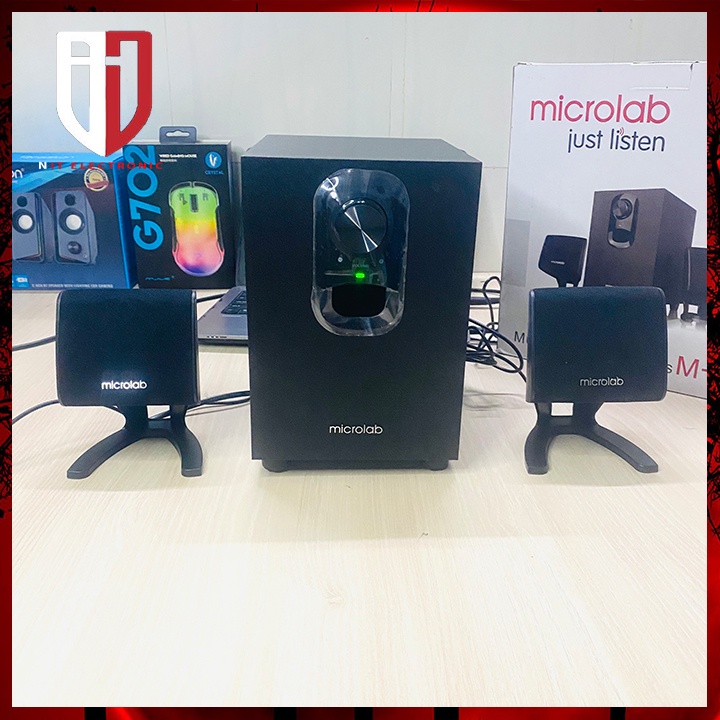 Loa pc máy tính laptop để bàn có dây chính hãng 2.1 MICROLAB M108 loa máy tính âm thanh hay