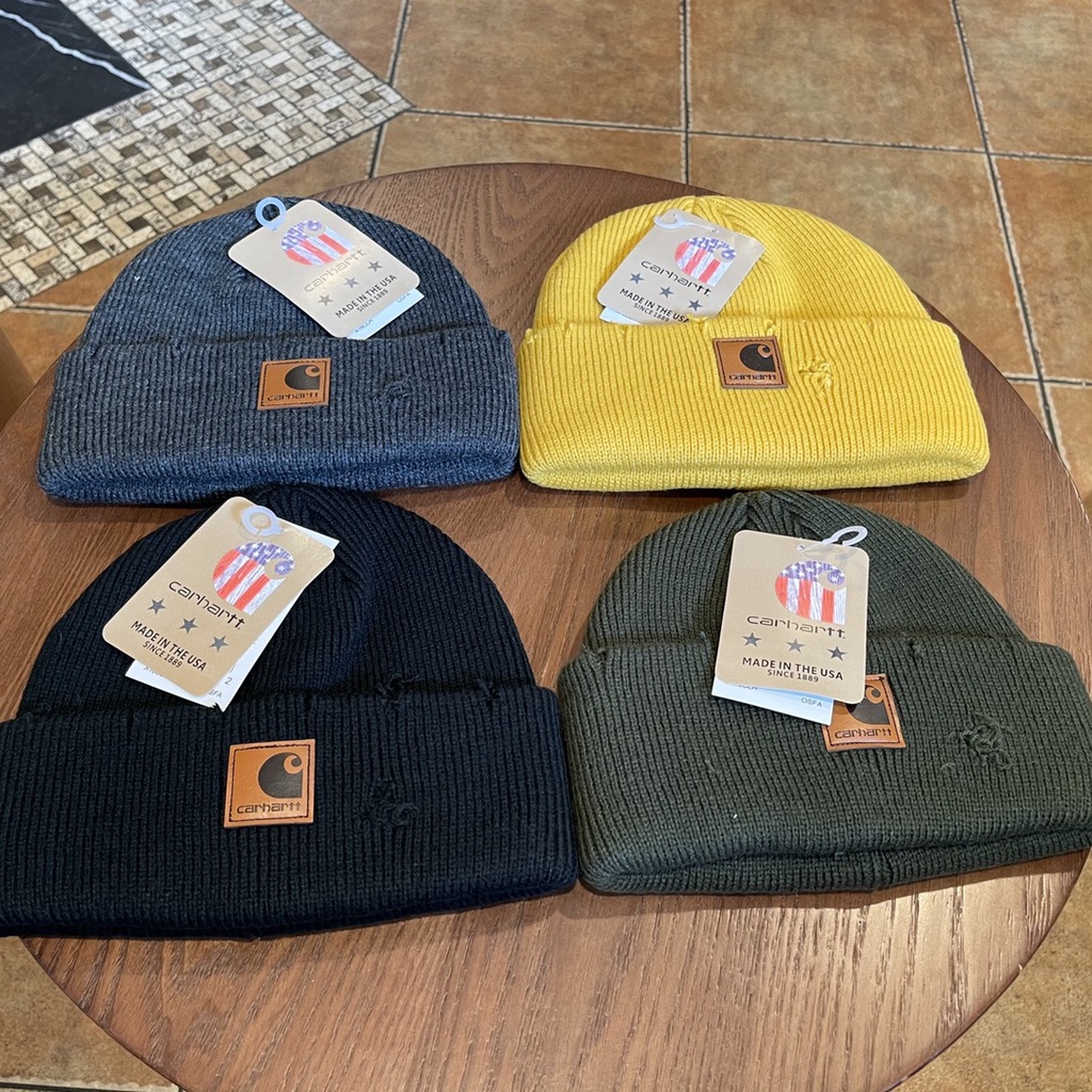 Hàng Có Sẵn * * Mũ Len Dệt Kim Unisex Nhãn Carhartt