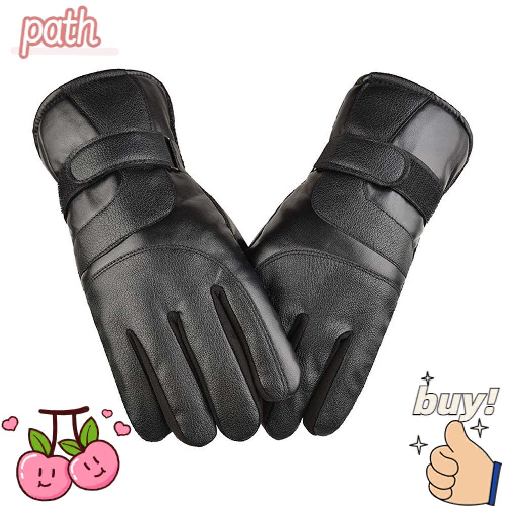 Găng Tay Nhung Lông Ấm Áp Chống Gió Không Thấm Nước