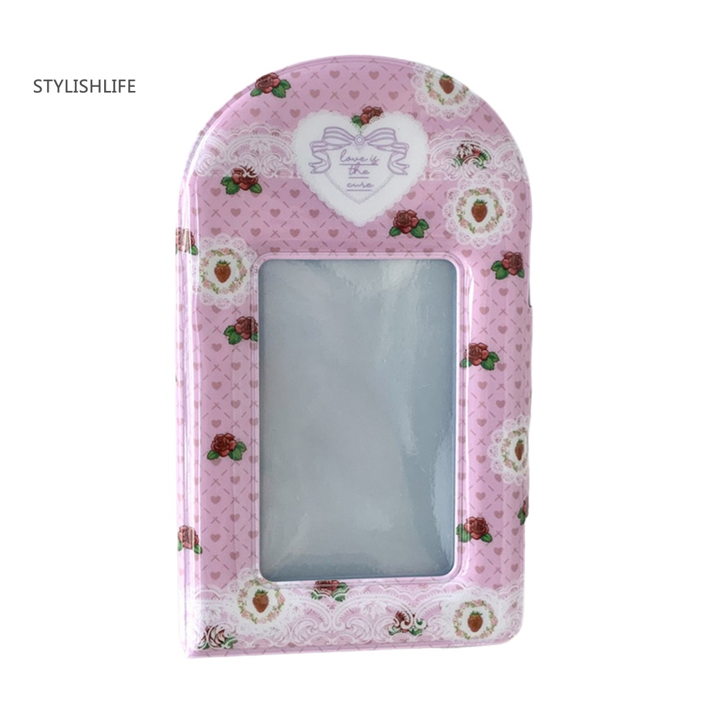 Giá Đỡ Album Ảnh Mini Hình Vuông Thiết Kế Nút Bấm Tiện Dụng