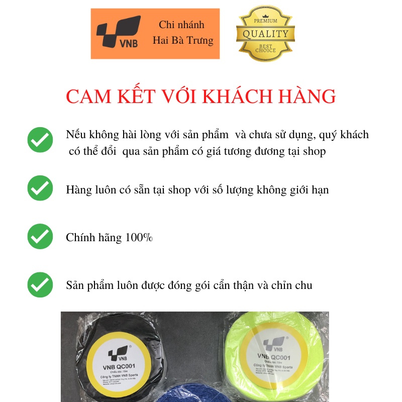 Quấn cán vải VNB chính hãng siêu êm & thấm mồ hôi cực tốt