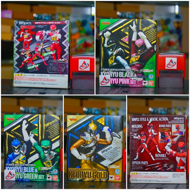 ĐỒ CHƠI MÔ HÌNH NHÂN VẬT SIÊU NHÂN KHỦNG LONG KYORYUGER | MIGHTY MORPHIN RED