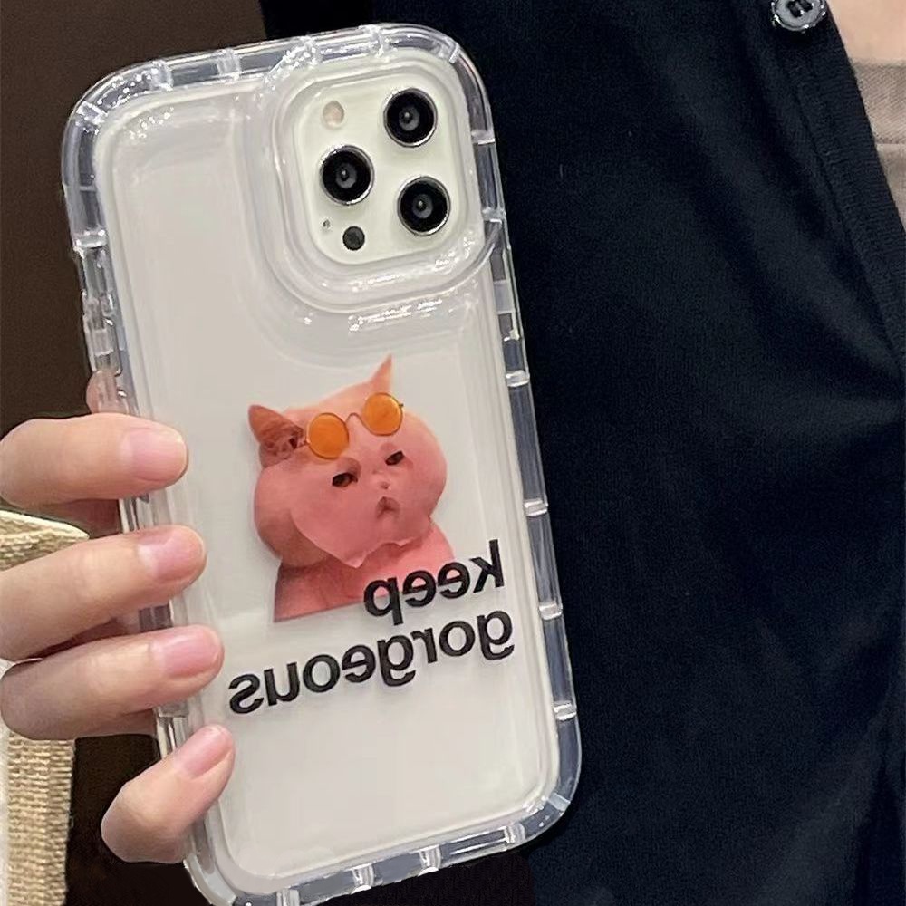 Ốp Điện Thoại TPU Mềm Trong Suốt Chống Sốc Dễ Thương Cho IPhone 14 Pro Max 13 12 11 Pro 7 8 6 6S Plus XS Max X XR