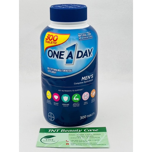 Vitamin One A Day dành cho Nam One A Day Men’s Multivitamin 300 viên