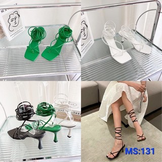 Sandal Cao Gót Quai Hậu Nữ 5 Phân, Gót Nhọn, Kẹp Ngón, Quai Mãnh - MS 131