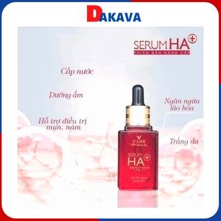 Serum Ha+ dưỡng ẩm, dưỡng trắng da mặt tái tạo chăm sóc da vitamin C