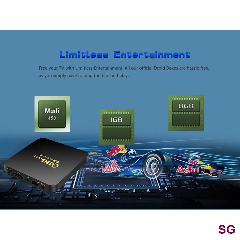 Tv Thông Minh Q96 mini Android 10.0 Amlogic S905L 2.4G WIFI 4K 8 + 128GB Và Phụ Kiện