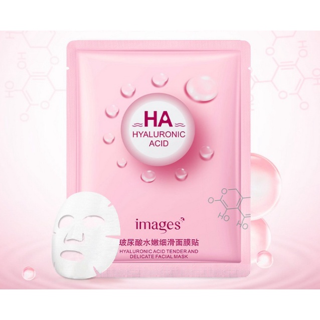 Mặt nạ giấy HA Images dưỡng sáng da mụn cấp ẩm thải độc