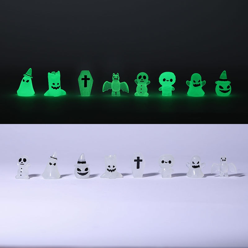 Mô hình nhân vật mùa Halloween có dạ quang cho các bạn trang trí tiểu cảnh, DIY