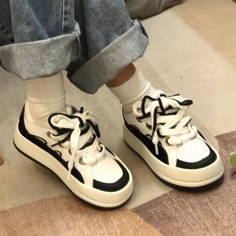 Giày Thể Thao Đế Dày Thời Trang Hàn Quốc Cho Nữ