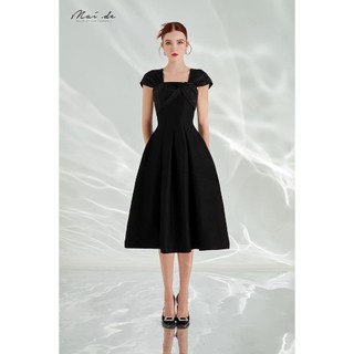 [Mã BMLT30 giảm đến 30K đơn 299K] MAIDE Đầm xòe thiết kế cách điệu vai thanh lịch COBY DRESS