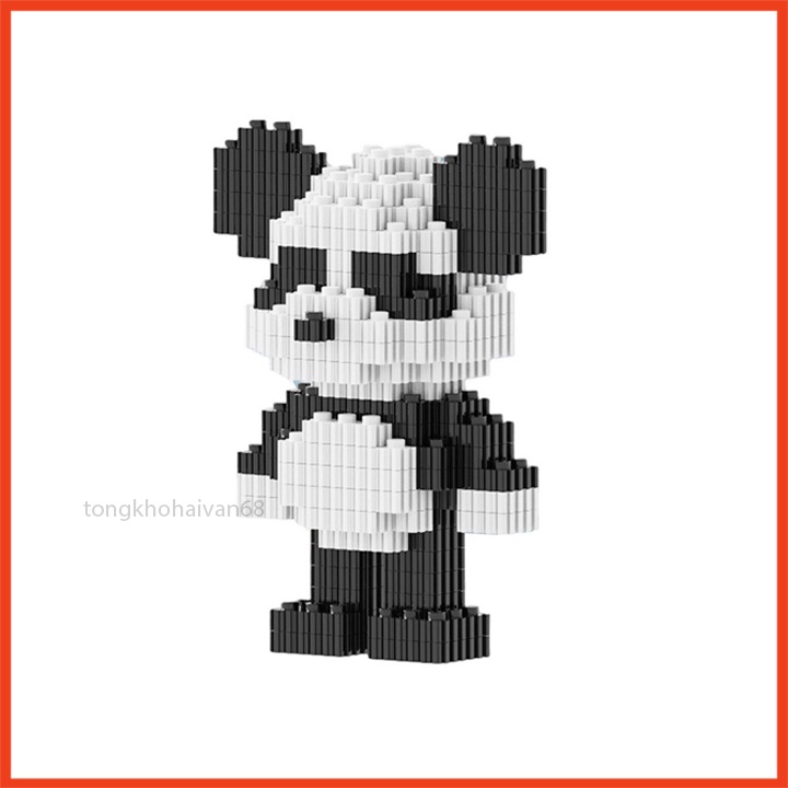 Mô Hình Lắp Ráp Gấu Bearbrick 3D, Đồ Chơi Mô Hình Lắp Ráp, Xếp Hình Gấu 3D Bear Brick Nhiều Nhân Vật Hoạt Hình