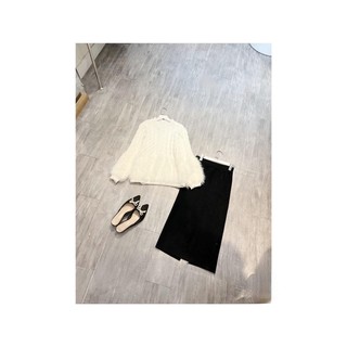 Set Áo len đáp lông tiểu thư