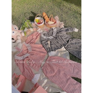 Pijama caro hồng