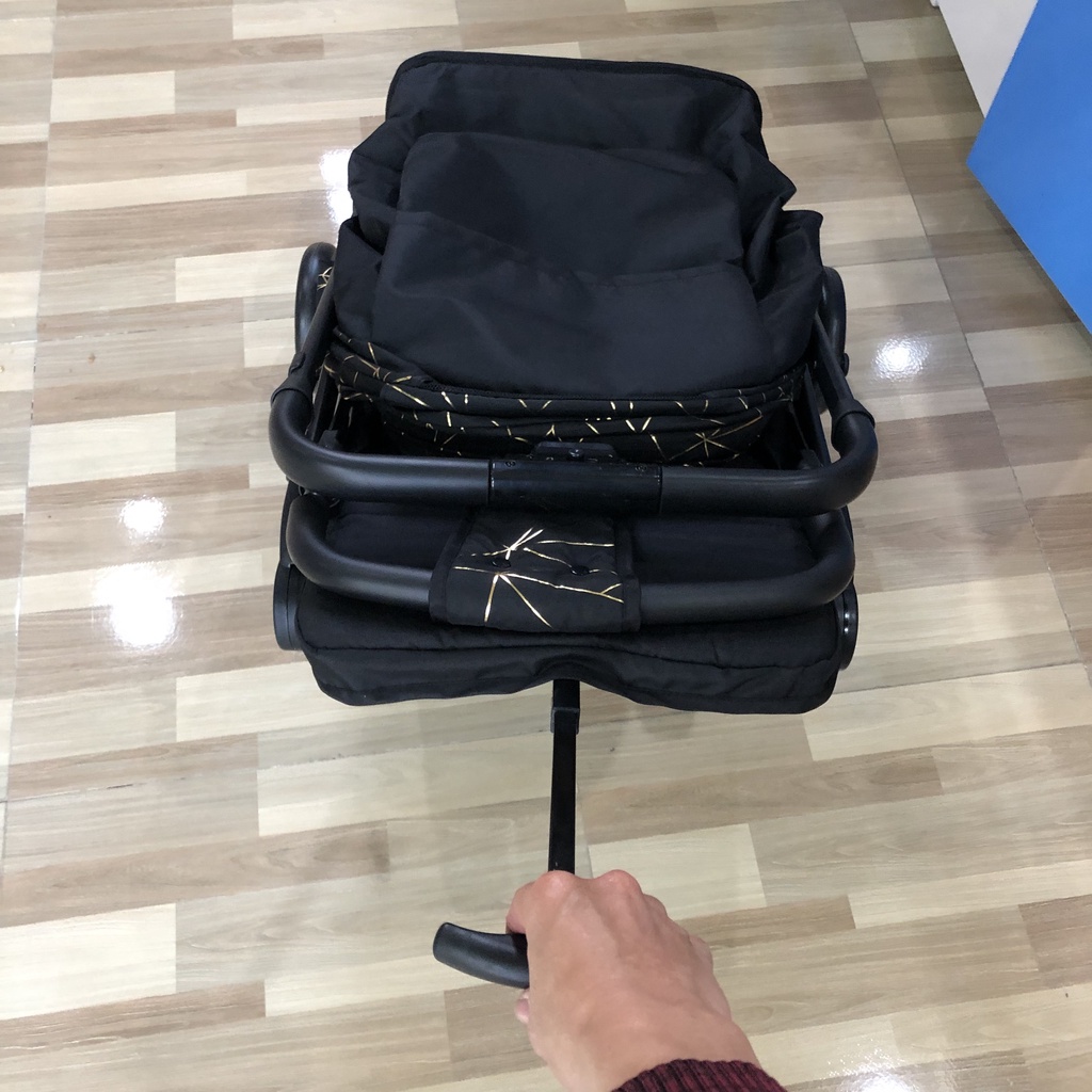 Xe đẩy gấp gọn cho be sơ sinh du lịch đi siêu thị 2 chiều 3 tư thế