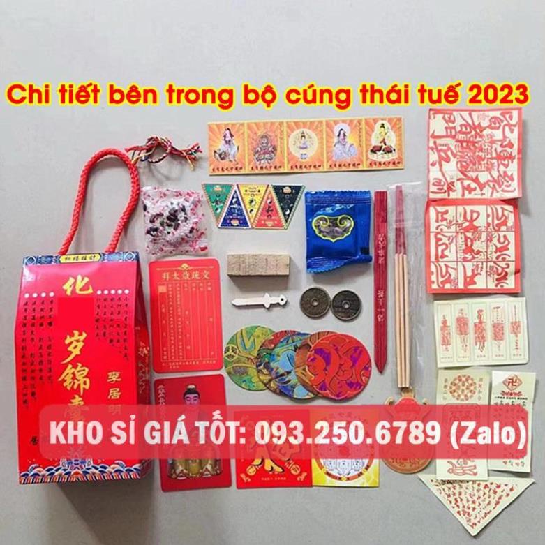 Bộ cúng sao giải hạn Thái tuế năm Qúy Mão 2023 (CÓ HƯỚNG DẪN SỬ DỤNG ĐI KÈM) - vật phẩm phong thủy