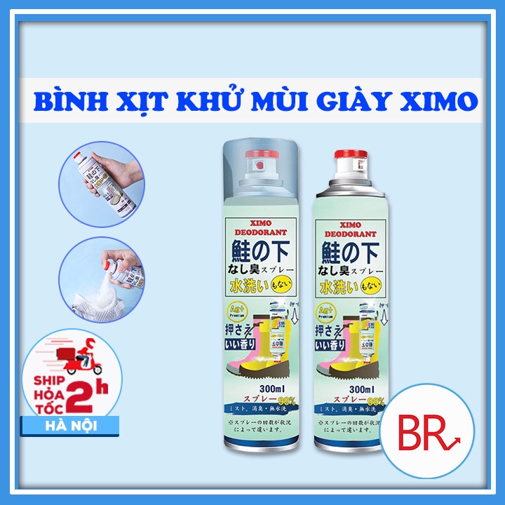 Chai xịt thơm giày khử mùi, lưu hương công nghệ mới NANO bạc – Bình xịt giày, tất diệt vi khuẩn, chống hôi chân 01791