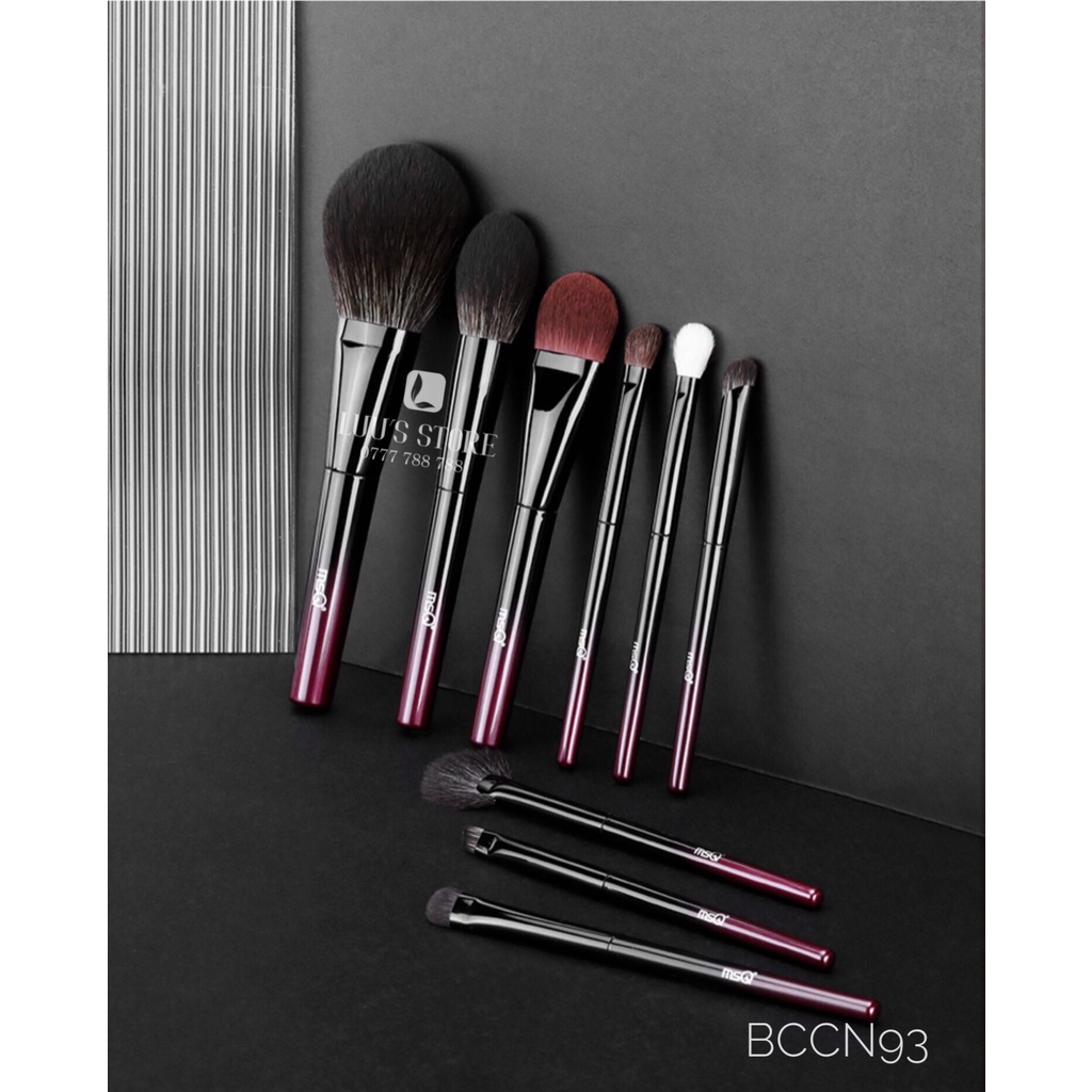 Bộ Cọ MSQ Đen Tím BCCN93 10 Cây