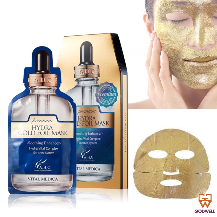 Mặt nạ vàng chống lão hóa - AHC Premium Hydra Gold Foil Mask
