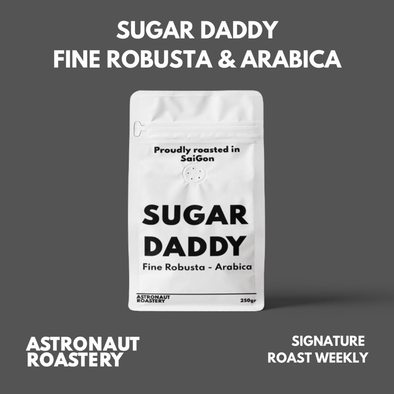Cà phê pha máy Blend Fine Robusta & Arabica - Sugar Daddy
