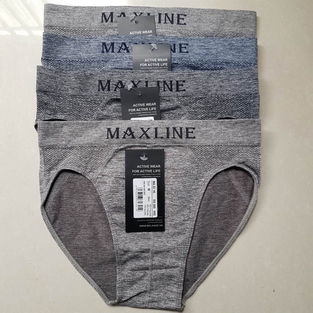 Quần lót chéo tam giác quần sịp chéo tam giác Maxline chất liệu dệt kim khử mùi kháng khuẩn cao cấp siêu co giãn thoáng