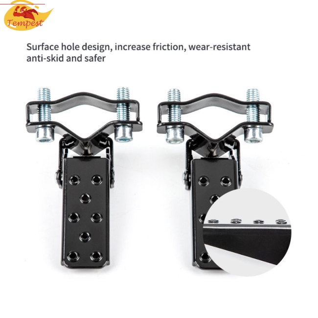 1 Cặp Gác Chân Xe Máy Honda Có Thể Gấp Gọn Phong Cách Retro