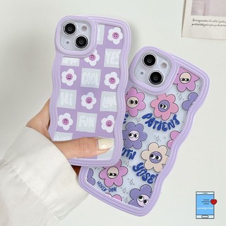 Ốp Điện Thoại Viền Lượn Sóng Hình Hoa Cho Redmi Note9 10 8 11 9 10 10A 9A 9T 9C NFC Note 10s 11Pro 10 Pro Max +
