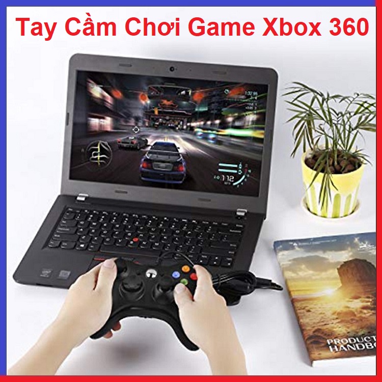 Tay Cầm Chơi Game Xbox 360 Usb, Chơi các Loại Game như, Fifa Online 3 - Pes - Devil May Cry - Crysis - Call Of Duty