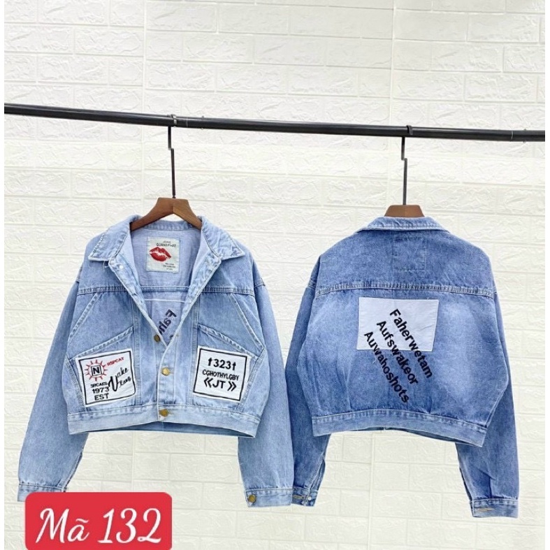 Áo Khoát Jean Cao Cấp , Chất Dày Dặn, Form chuẩn , , DV04